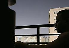 my best friend's boyfriend's cock gets balcony blowjob from braces latina nysdel