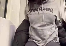 i edge myself outdoors risking it all for that slutty caught thrill raw footage