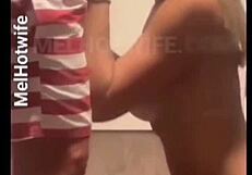 Corno watches dotado destroy married wife's ass and throat with huge cock in hotel!