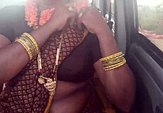 stepmom stepson car fuck with dirty telugu talks on long drive