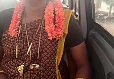 stepmom stepson car fuck with dirty telugu talks on long drive