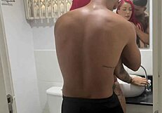 wanna see my cuck watch two studs bareback dp my gaping holes creampie?