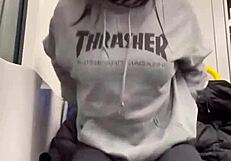 i edge myself outdoors risking it all for that slutty caught thrill raw footage