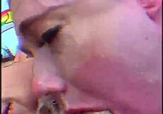 stupid hoes gagging deepthroat choking on cock in sloppy blowjob pmv