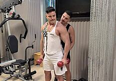 muscular gym slut fucked hard by monster cock