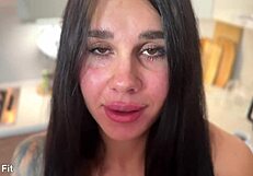 homemade brazilian milf takes rough anal creampie ass to mouth with farting deepthroat