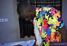 Hey, my first time banging wife's sister with big natural tits screaming!