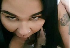 wanna see this chubby brunette tease her fat ass and squirt on the street?