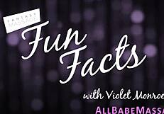 Sexy redhead babe flashes big tits backstage during lesbian massage