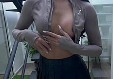 hey latina lilly cleans dorm then roommate fucks her big ass hard... damn!