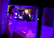 chloe faye gets black cock surprise sex at the nightclub.