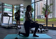 sniff my sweaty gym ass and hairy bush up close