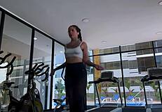 sniff my sweaty gym ass and hairy bush up close