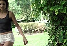 Old man plays naughty game with young 18+ girl