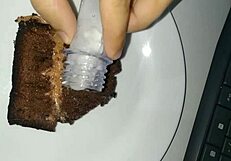 bolo gets drenched in thick bukkake cum from wild blowbang party