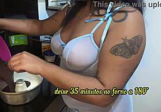 hey, watch chubby juliana coxta ride that fat dildo on the floor in pov? she cums hard with chocolate play