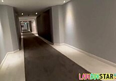 POV Thai Ladyboy Alice Emmy Threesome Sucking Cock