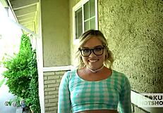 shy petite katie kush hooked on zac wild's rough face fucking deepthroat doggystyle riding cowgirl sloppy blowjob facial cumshot