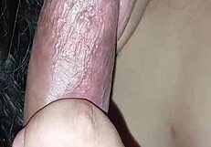 Latina teen sneaks off with best friend for monster cock blowjob and pov titfuck