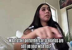 Violet Myers Teases Backstage With Big Tits And Ass Interview