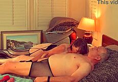 Granny Stripper Carmen Rips Clothes For Hardcore Creampie Fuck