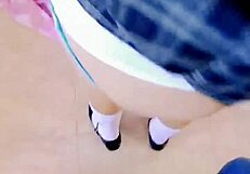 modern schoolgirls crave old cock after class she lets me fuck her raw!