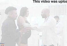 Pregnant Lollynha's Tight Holes Checked and Dapped by Five Doctors