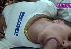 Homemade brunette wife takes massive black cock pounding in front of husband