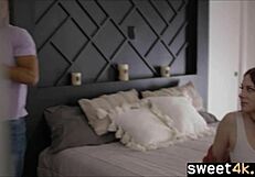 redhead stepmom gets jealous eyeing stepsons big black date