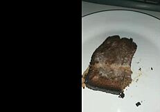 bolo gets drenched in thick bukkake cum from wild blowbang party