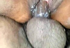 black guy creams deep into tight pink pussy with explosive finish