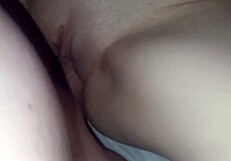 Cum blasting redhead wife's juicy shaved pussy