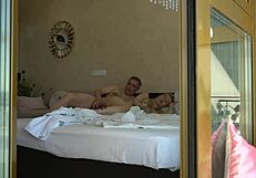 Hey stepdad, watch your young blonde teen bend over blowjob cowgirl doggystyle