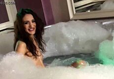 Pretty Skinny Teen 18+ Bathes Naked Exposing Small Tits on Webcam Chatgmasturbate