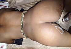 my intimate morning moments with sexy black panties teen