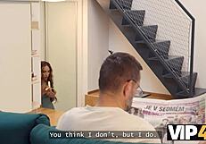 Tension with step daddy builds too far into taboo teen seduction fuck