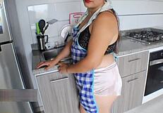 damn this tasty maid gets fucked hard for a perfect score at work!