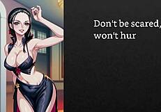 Can Faygrey's Nico Robin femdom JOI with sounding humiliate your married cock just right?