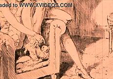 vintage erotic art from antique retro days