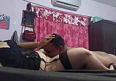 my wife looks sexy in her new lingerie