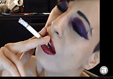 i get so wet smoking in satin pantyhose squirting everywhere