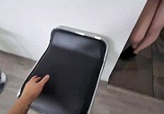 sexy employee bends over obeys boss every big cock command