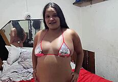 paty's big ass tanning makes my pussy throb