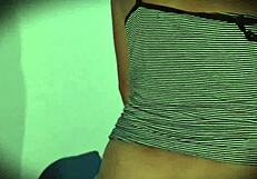 damn this hot argentinian whore rides cock moaning loud till she orgasms hard