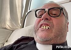 putalocura's sinful bolivian slut gets punished and fucked hard by priest damian