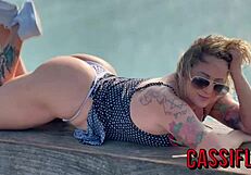 damn that big dick black guy fucked my ass and pussy so good in the back seat cruising the beachfront - full vid on cassiflix