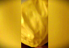 Gaping Asshole Riding in Little Yellow Raincoat