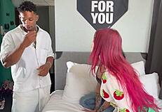 bts of two english students fucked doggystyle missionary by african dude squirting everywhere