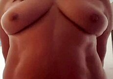 Hot Mature Latina Wife Grinds Passionately on Pillow in Homemade Teasing Session