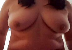 Hot Mature Latina Wife Grinds Passionately on Pillow in Homemade Teasing Session